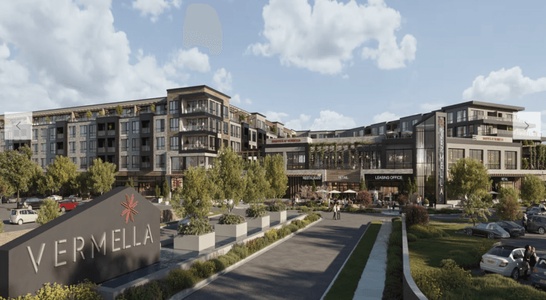 Apartments under construction nearby